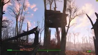 【Fallout4】Unmarked locations - Treehouse near the Cutler Bend（無名のロケーション ツリーハウス）＜PC版 英語音声 日本語字幕＞