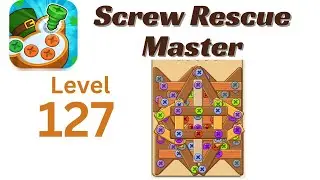 Screw Rescue Master Level 127 Walkthrough 🔩🧩 | Go Answer