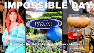 I Got Disney&rsquo;s 3 Hardest Reservations in One Day ✨ Cinderella's Royal Table, Space 220 & GEO-82