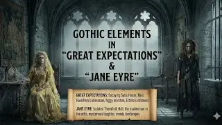 Gothic Elements in Jane Eyre and Great Expectations| Mystery, Fear, Madness & Emotional Darkness