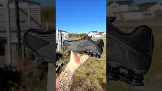 Nike Shox R4 Shoes Total Black #springonyoutube #nike #shox