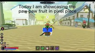 Paw-Paw Fruit Showcase pixel piece