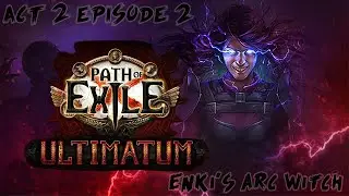 Path Of Exile (POE) Beginners Gameplay 1st build ep2 |Act 2| Enki's Arc Witch Lightning Caster Build