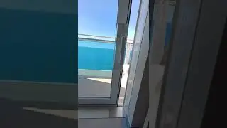 Costa Smeralda,  porta balcone elettronica in cabina H