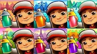 Subway Surfers Marrakesh VS Tokyo VS Paris VS Chicago VS Mumbai VS  Iceland