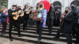 Guitarras portuguesas no adeus a Carlos do Carmo