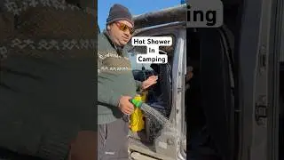 Car Camping Hot Shower Setup | Rooftop Tent Camping Gadget #carcamping  #camping #vanlifeindia