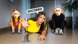 MINHA IRMÃZINHA E A PRODUÇÃO VIROU UM MONSTRO ESTRANHO!! 
