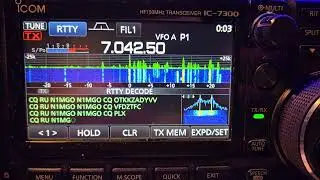 IC-7300 RTTY decode