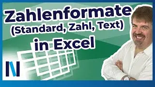 Excel-Grundlagen #4: So kannst Du mit den Zahlenformaten (Standard, Zahl, Text) richtig umgehen!