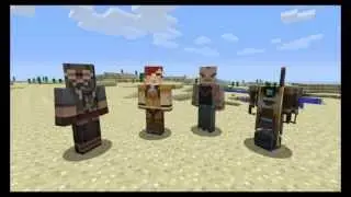 Minecraft: Xbox 360 Edition: Skin Pack 4 Preview! Borderlands Skins!