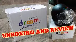 UNBOXING AND REVIEW | DROOM BRANDED HELMET | DROOM LOOT HELMET RECEIVED @9RS🤩