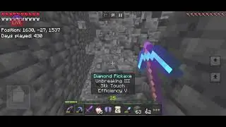 day 91 of mining a chunk layer in minecraft