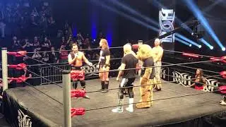 The Young Bucks, Cody Rhodes & Bullet Club promo at Center Stage in Atlanta, Georgia, 2/10/2018