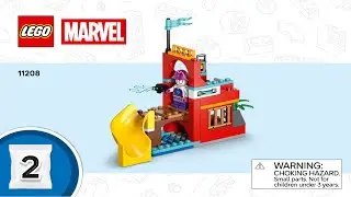 LEGO Instructions - Marvel Super Heroes - 11208 - Team Spidey Pirate Ship (Book 2)