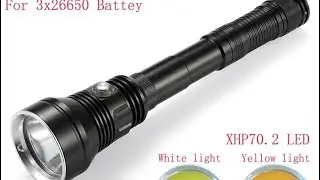 Фонарь для подводной охоты ekaiou xhp 70.2 как светит