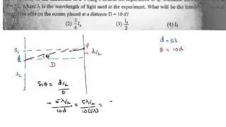 NEET 2016 PHYSICS VIDEO SOLUTIONS INTERFERENCE