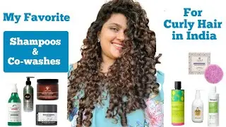 Curly/Wavy hair shampoos & co-washes in India | Favorite curly hair products - Part 1
