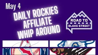 May 4 Colorado Rockies MiLB Whip Around