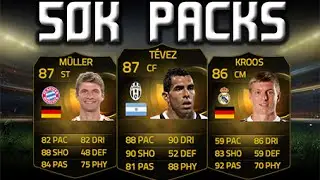FIFA 15 - 50k Pack Opening - 87 Rated Inform