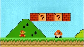 Super Mario Bros, but RETRO??!!!???!!!!