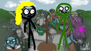 К НАМ ПРИШЛИ ГОБЛИНЫ И НАЧАЛИ ЖЁСТКО НАС Е.... | Terraria multiplayer (2)