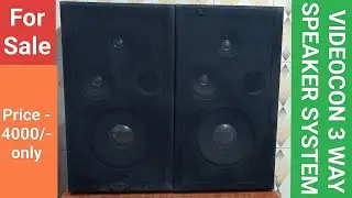 VIDEOCON 3 WAY SPEAKER SYSTEM Nice Sound Quality Contact number - 8750424840