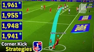 Best Strategies to Score Corner Kick 🔥🥵 Pro Corner Kick Tutorial eFootball 25