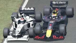 Max Verstappen vs Jos Verstappen | 2025 Red Bull RB21 vs 1997 Tyrrell 025 at Monza