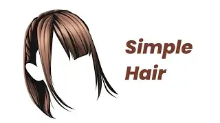 Tutorial Vector Rambut Photoshop CS6 (Speed Art)