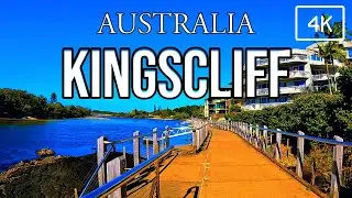 4K Walk pt1 | Kingscliff to Cudgen Creek Beach | Kingscliff | Tweed Coast | RELAXING