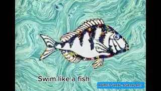 Swim like a fish ,a new video art by Ahmet Saral -ASARALART