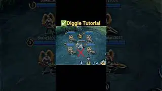 Diggie Tutorial #mobilelegends #mlbb