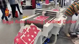Saga Auto Feeding Flatbed Cutting & Creasing Machine for Short -Run Jobs | Kollatrr | India