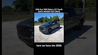 Ram 1500 Bighorn 2026 года (5.7 Hemi): КРАТКИЙ ОБЗОР + ТЕСТ-ДРАЙВ #cars #automobile #rambighorn #...