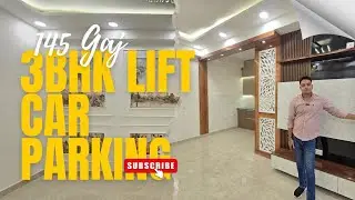 140 gaj 3bhk car parking lift green belt facing 80 feet road 🛣️ ready to shift sector 5 vasundhara 🏠