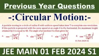 A particle moving in a circle of radius R with uniform speed takes time T to complete one revolution