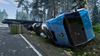 BeamNG Drive - Realistic Car Crashes | Dangerous Driving #14