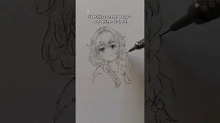 Sketching serene beauty &ndash; soft anime art short!