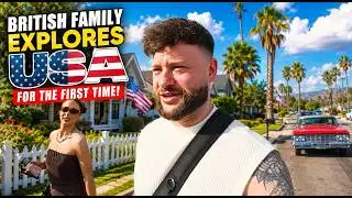Brit's FIRST TIME Exploring an American Neighborhood!