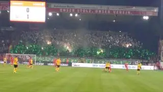 Dynamo Dresden fans with an extraordinary show