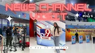 Inside TV9 News: Epic Studio Tour & Live Broadcasting Experience! 🎬✨