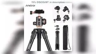 A must-have product! Andoer Q160SA Tripods Camera Tripod with Panoramic Ballhead Tripod for DSLR D