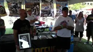 Alan Cathcart and the Ghezzi-Brian at 2011 Barber Vintage Festival &mdash; Motorcycle Classics