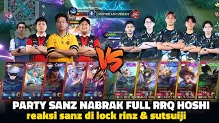 SANZ NABRAK FULL RRQ ROSTER S17 ?, REAKSI SANZ DI LOCK PAKAI HERLEY 🔥