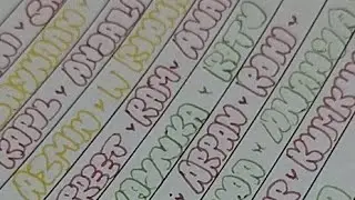 writing subscribers special person name in  bubble#live #short #writtingsubscribersname #viral