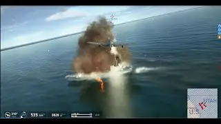 IL 2 Sturmovik German Francis Big Balls Attack Normandy Beachhead at Pointe du Hoc France