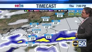 North Country Evening Weather for 01/22/26