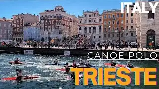 Unexpected Spectacle in Trieste! 🛶 Canoe Polo in the Grand Canal!