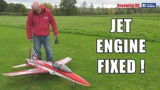 JET ENGINE FIXED !!! FIRST FLIGHT | JETCAT P160SX ULTRA FLASH